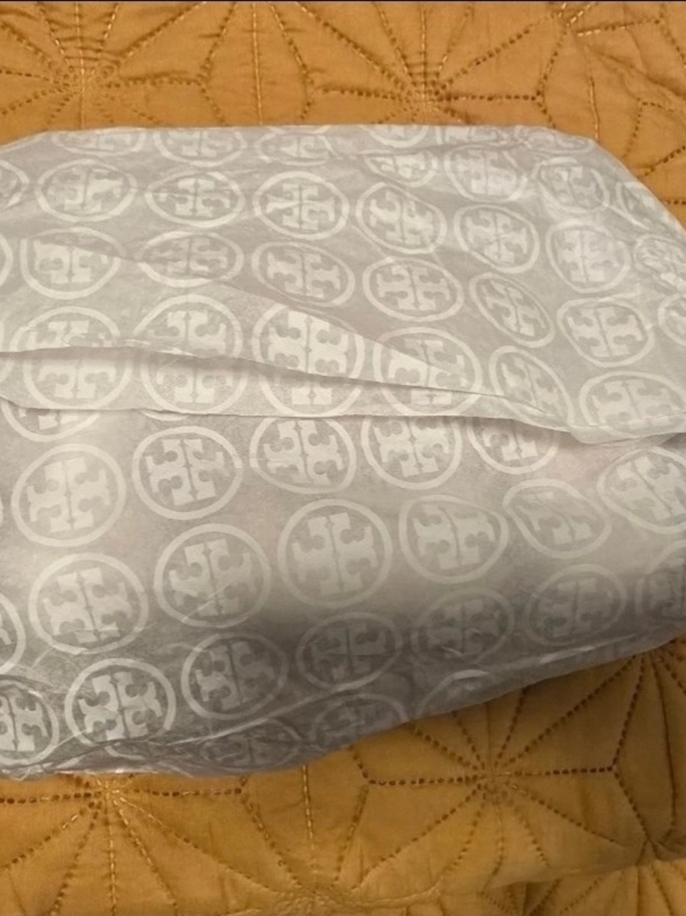 Tory Burch Blake Canvas Classic Cuoio Small Tote Natural & Tan Style 145356 New - Picture 11 of 11
